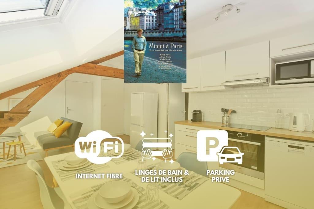 Minuit A Paris - Wifi Fibre/Linge/Parking Appartement Châteaubriant Buitenkant foto
